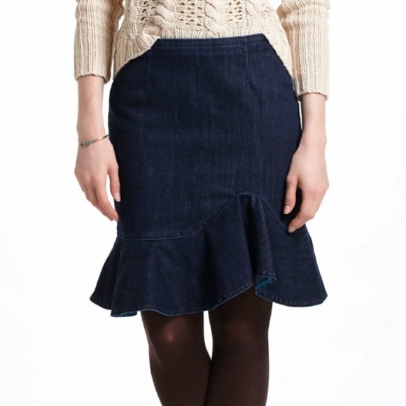 leifsdottir Dresses & Skirts - Leifsdottir Dark Blue Denim Skirt